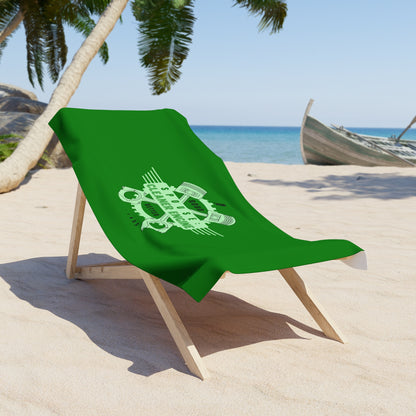 Green Beach Towel 15