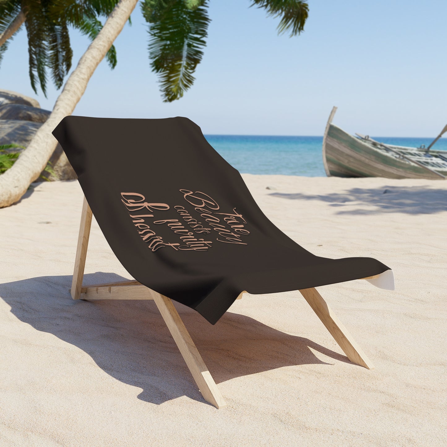 Brown Beach Towel 48