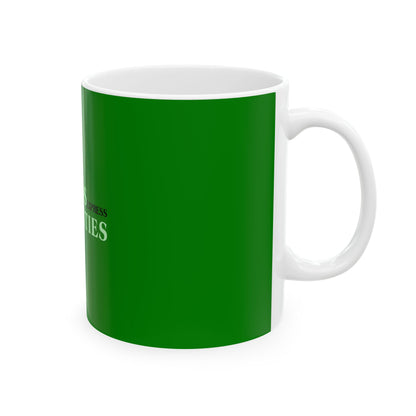 Green Ceramic Mug 56, (11oz, 15oz)