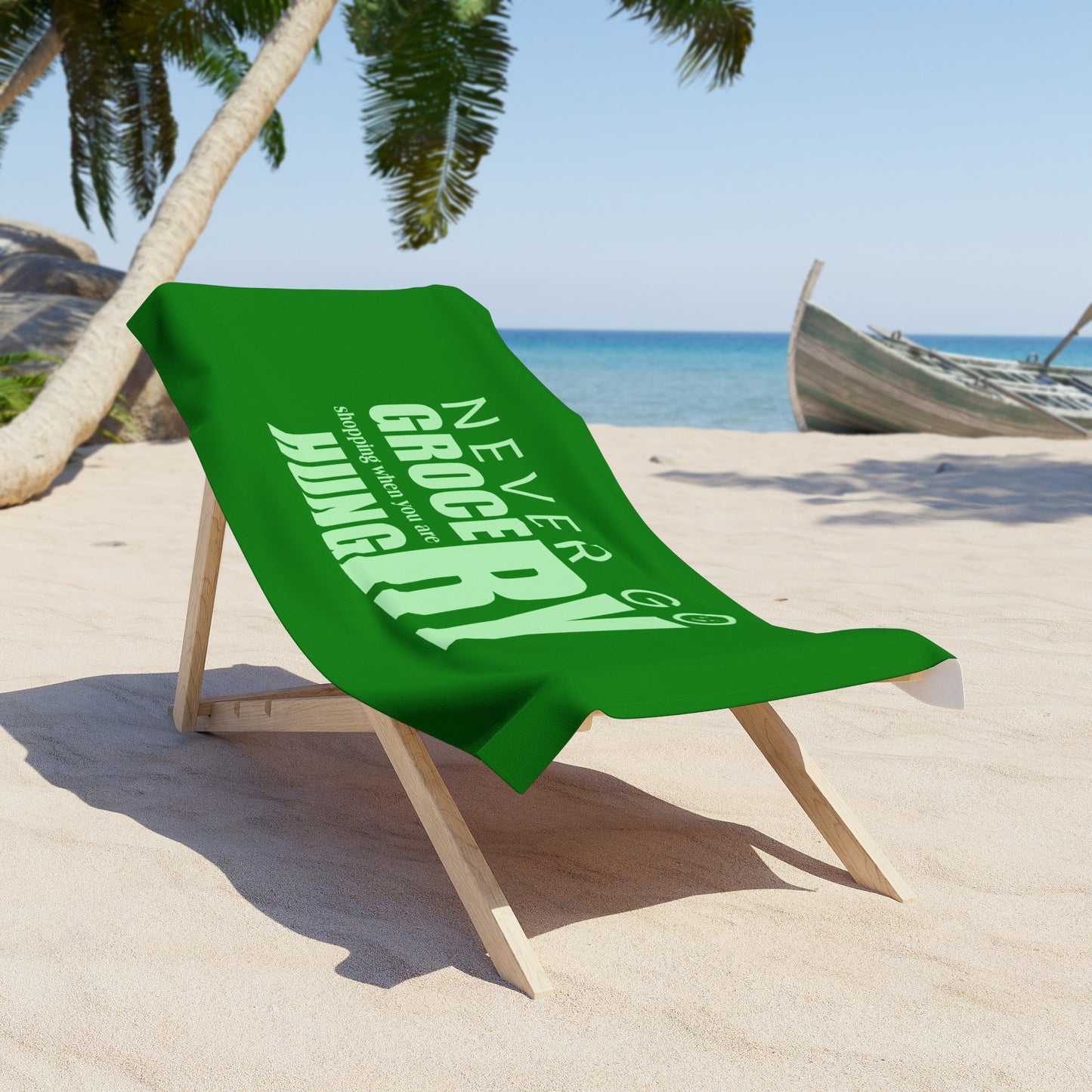 Green Beach Towel 20