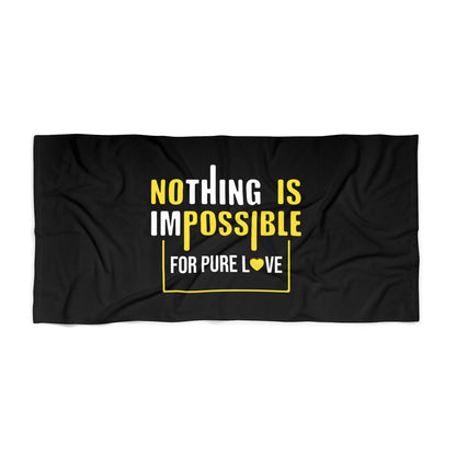 Black Beach Towel 47