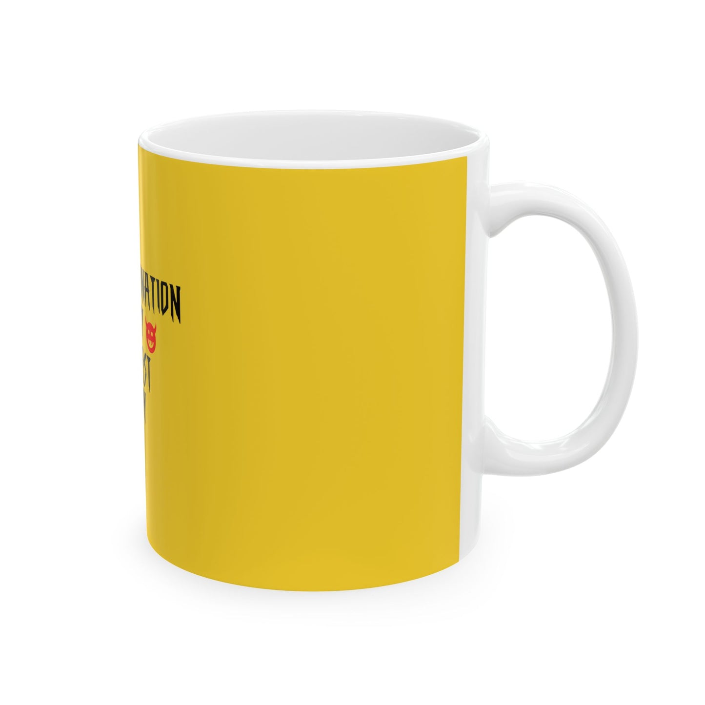 Yellow Ceramic Mug 47, (11oz, 15oz)