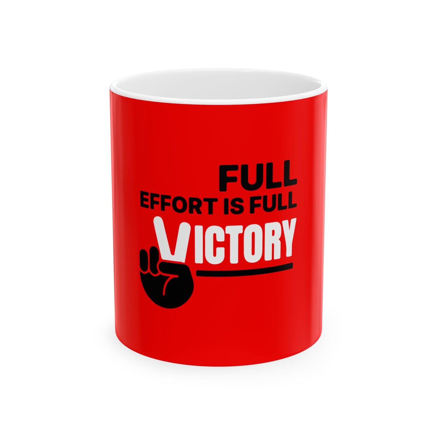 Red Ceramic Mug 54, (11oz, 15oz)