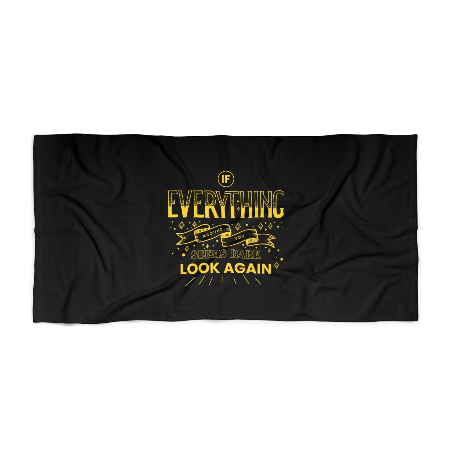 Black Beach Towel 29