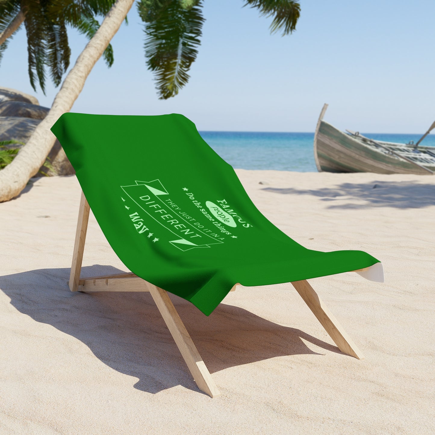 Green Beach Towel 34