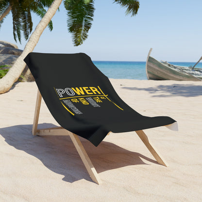 Black Beach Towel 26