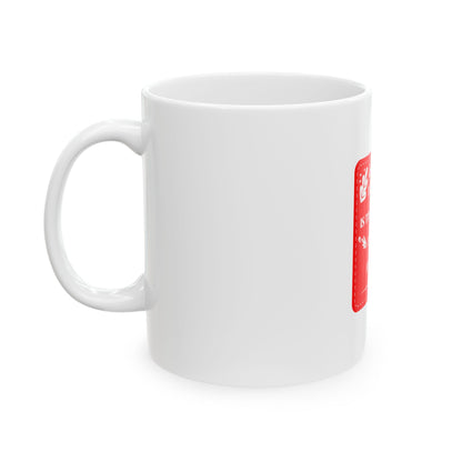 White Ceramic Mug 62, (11oz, 15oz)