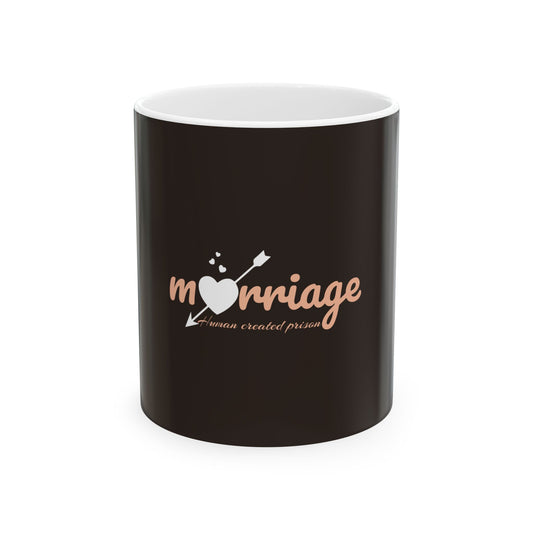 Brown Ceramic Mug 32, (11oz, 15oz)