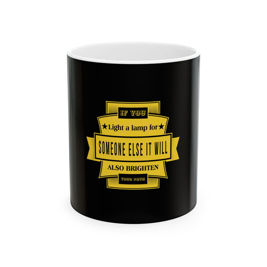 Black Ceramic Mug 12, (11oz, 15oz)