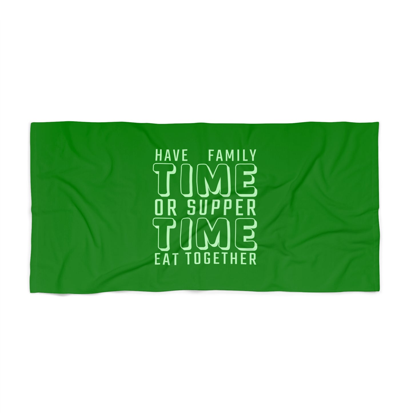 Green Beach Towel 21