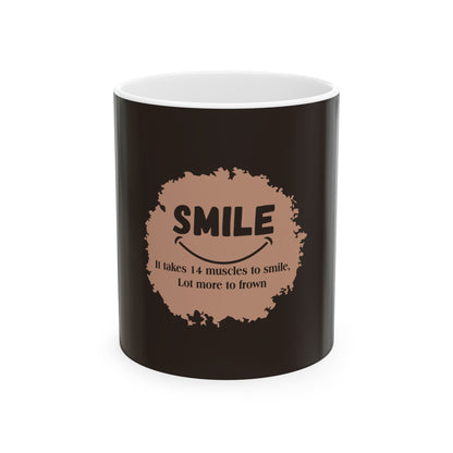 Brown Ceramic Mug, (11oz, 15oz)