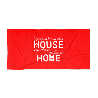 Red Beach Towel 28