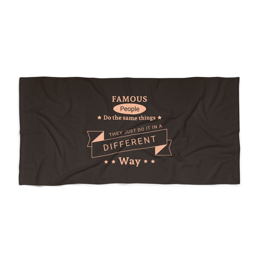 Brown Beach Towel 34