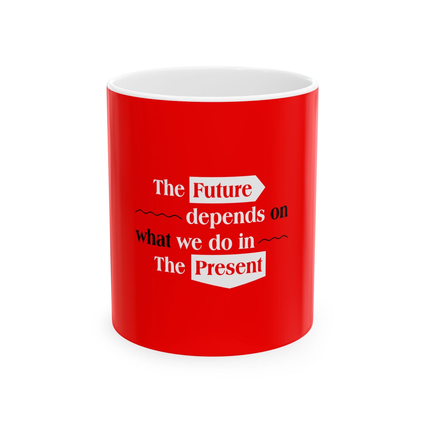 Red Ceramic Mug 50, (11oz, 15oz)