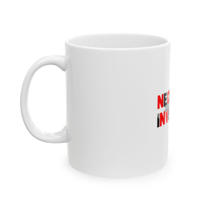 White Ceramic Mug 45, (11oz, 15oz)