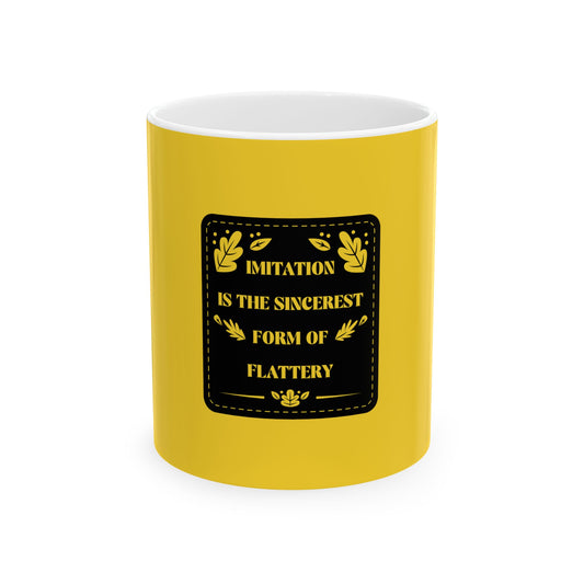 Yellow Ceramic Mug 62, (11oz, 15oz)