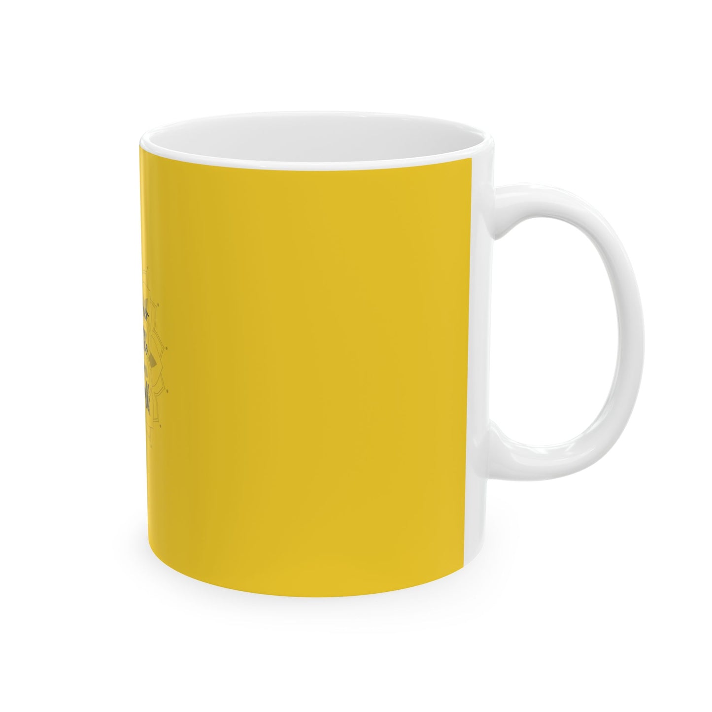 Yellow Ceramic Mug 36, (11oz, 15oz)