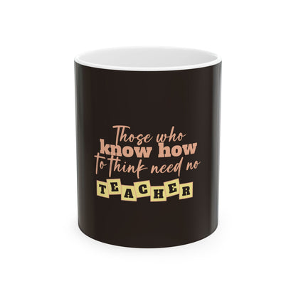 Brown Ceramic Mug 65, (11oz, 15oz)