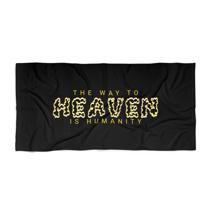 Black Beach Towel 37