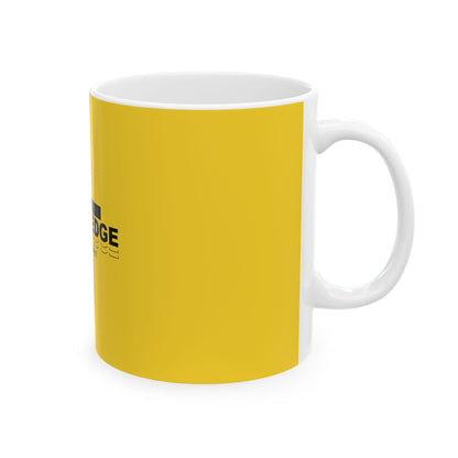 Yellow Ceramic Mug 33, (11oz, 15oz)