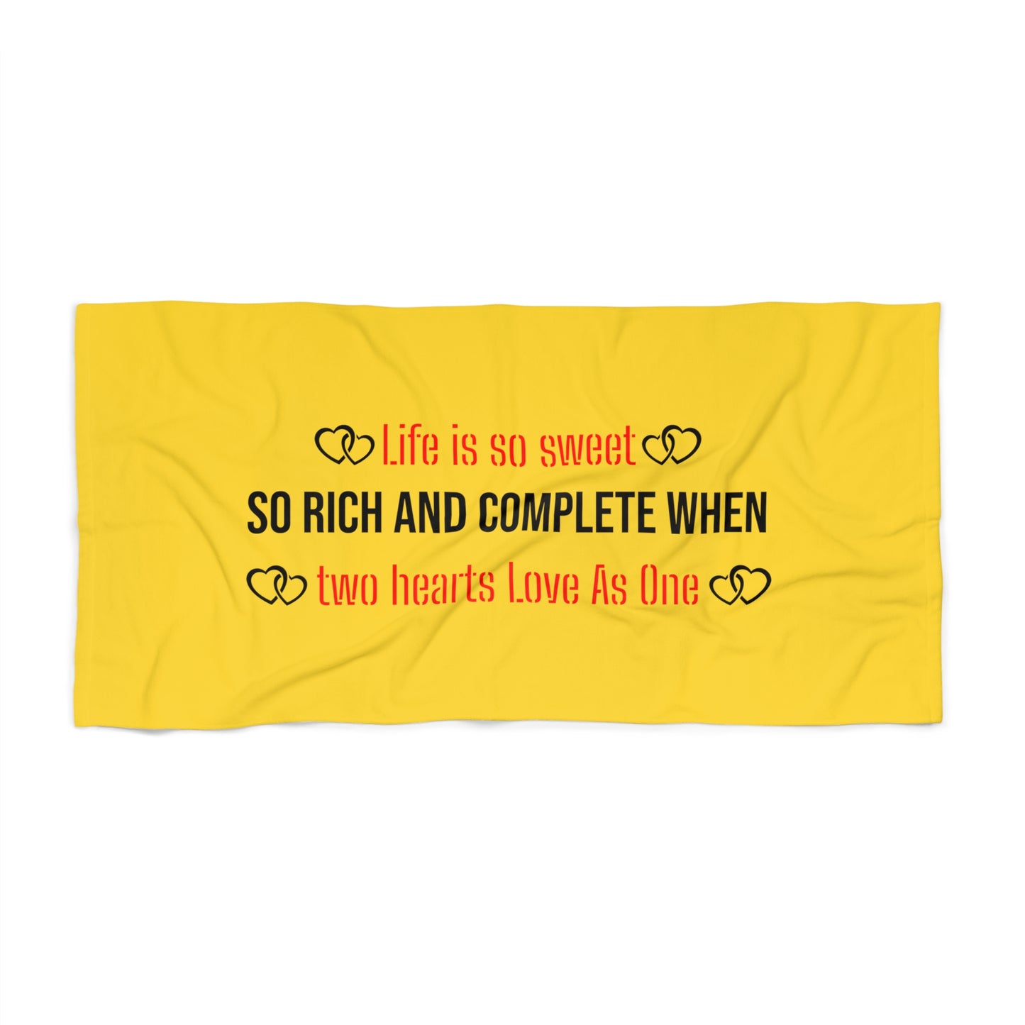 Yellow Beach Towel 3