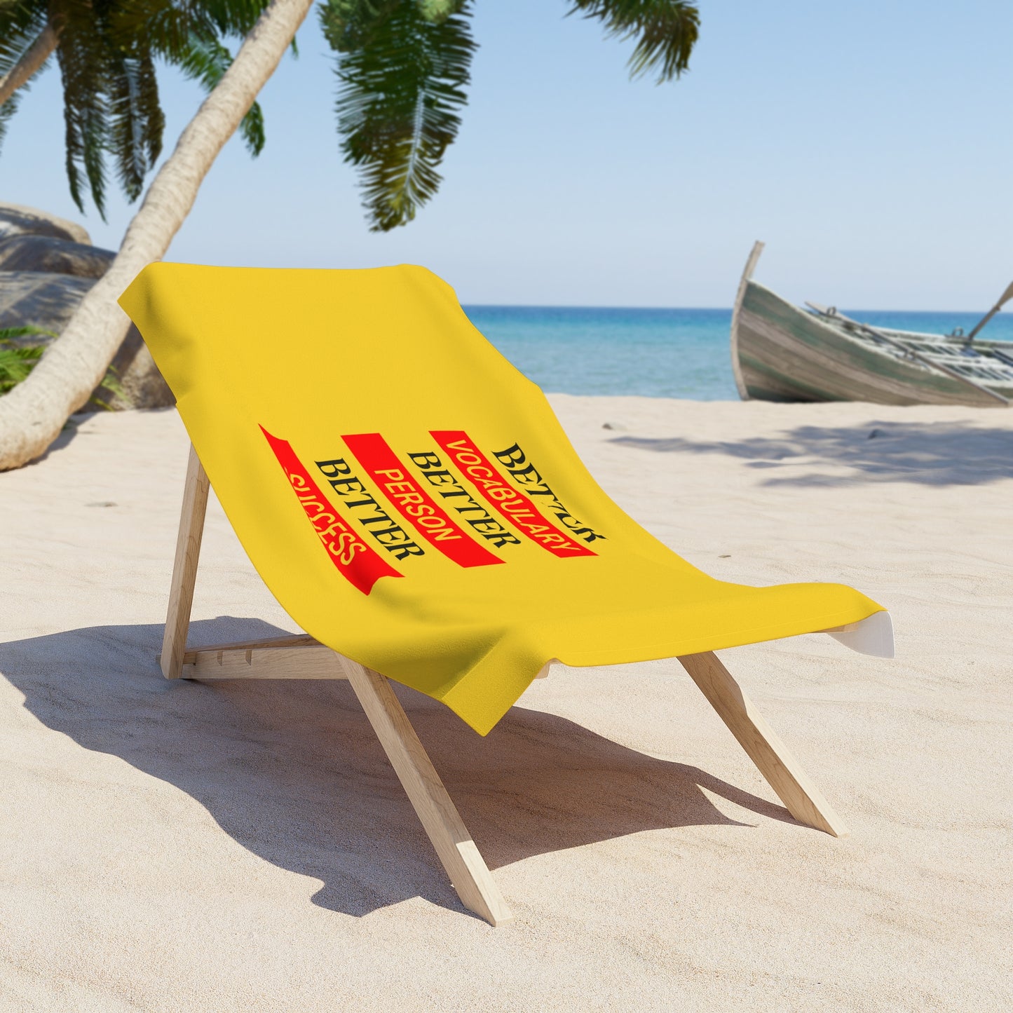 Yellow Beach Towel 18