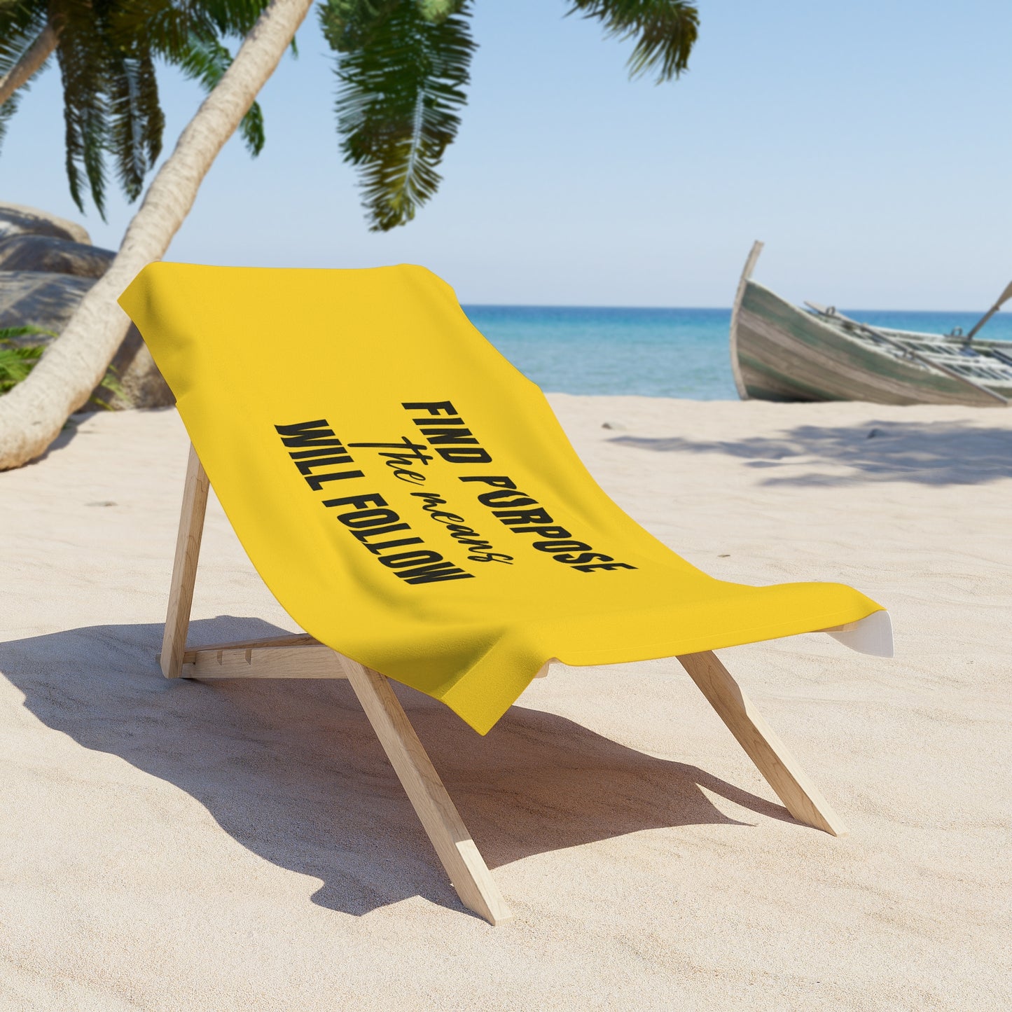 Yellow Beach Towel 50