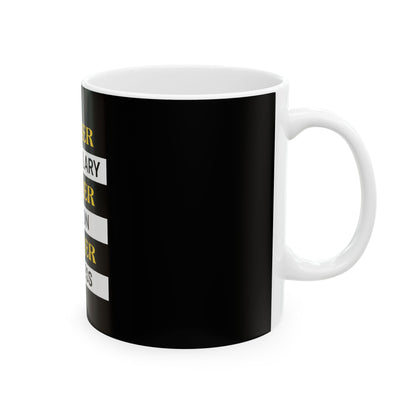 Black Ceramic Mug 18, (11oz, 15oz)