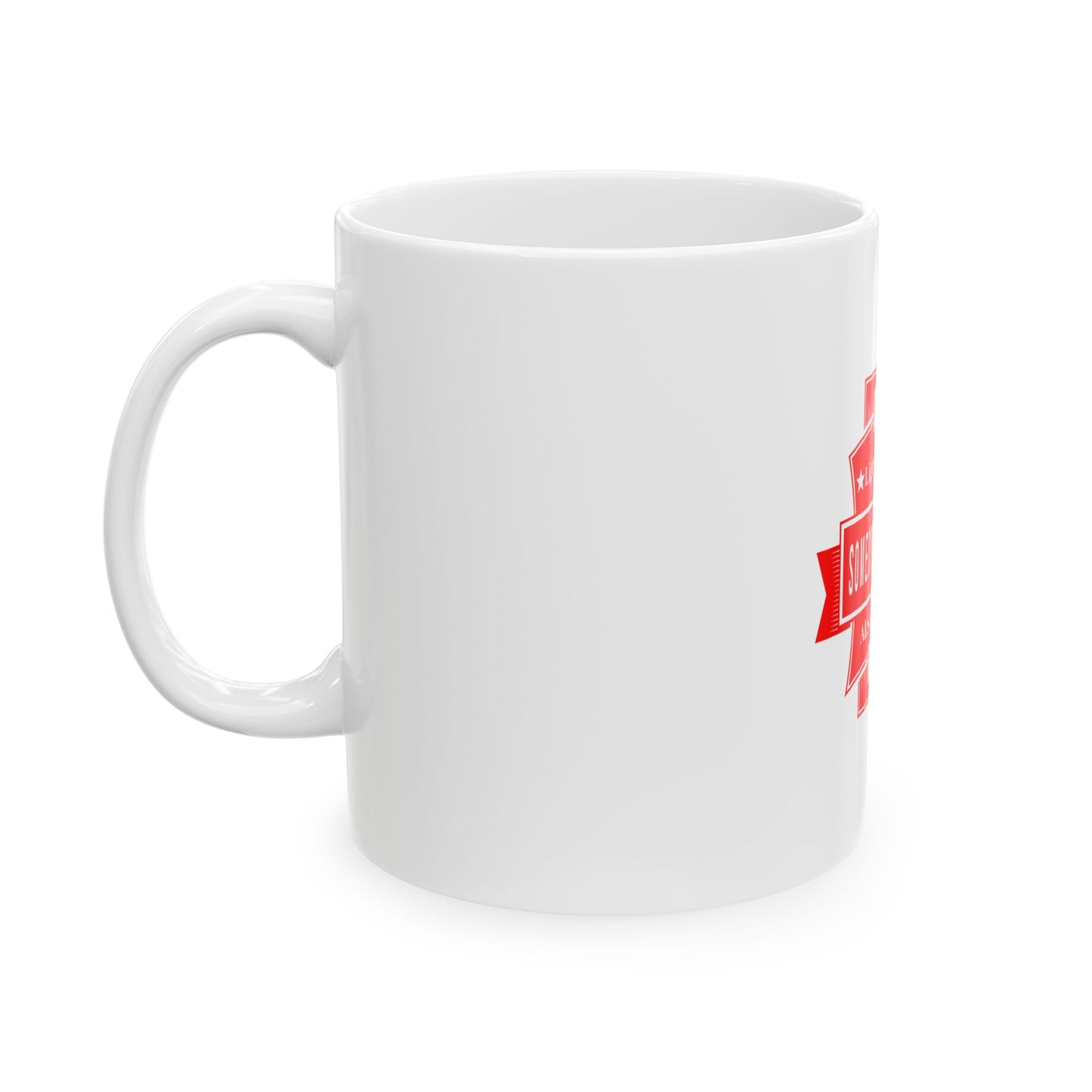 White Ceramic Mug 12, (11oz, 15oz)