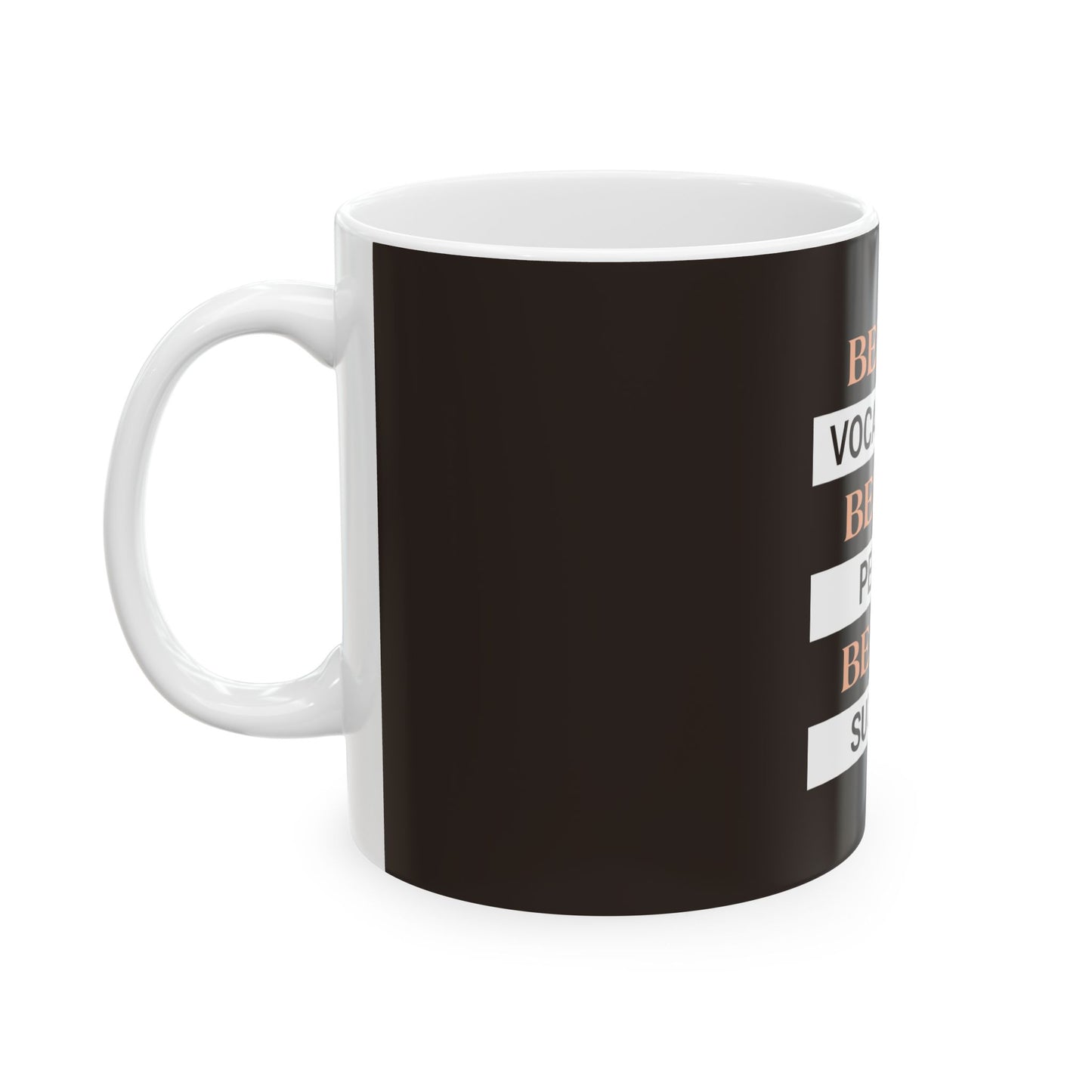 Brown Ceramic Mug 18, (11oz, 15oz)