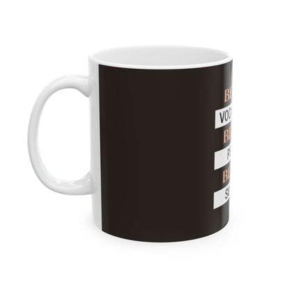 Brown Ceramic Mug 18, (11oz, 15oz)