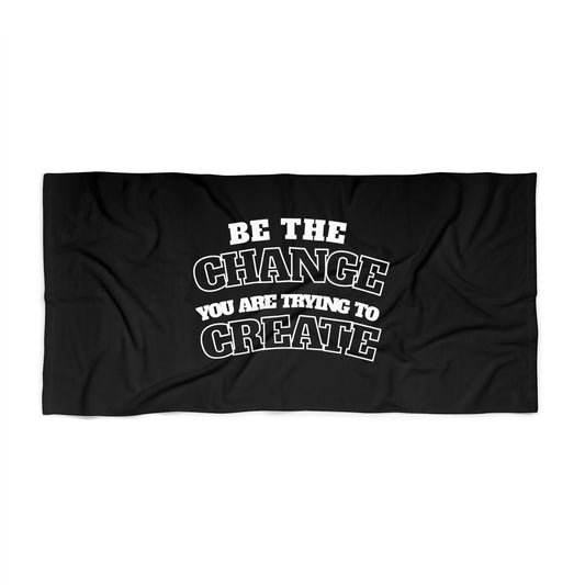 Black Beach Towel 41