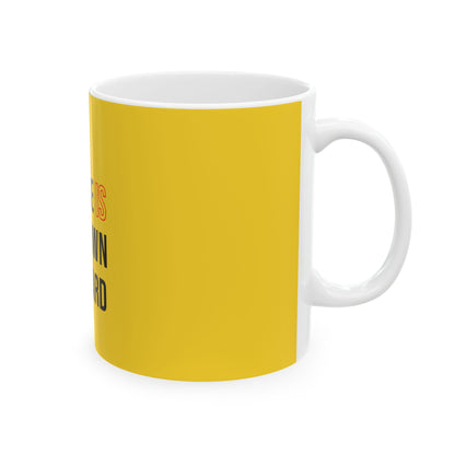 Yellow Ceramic Mug 61, (11oz, 15oz)