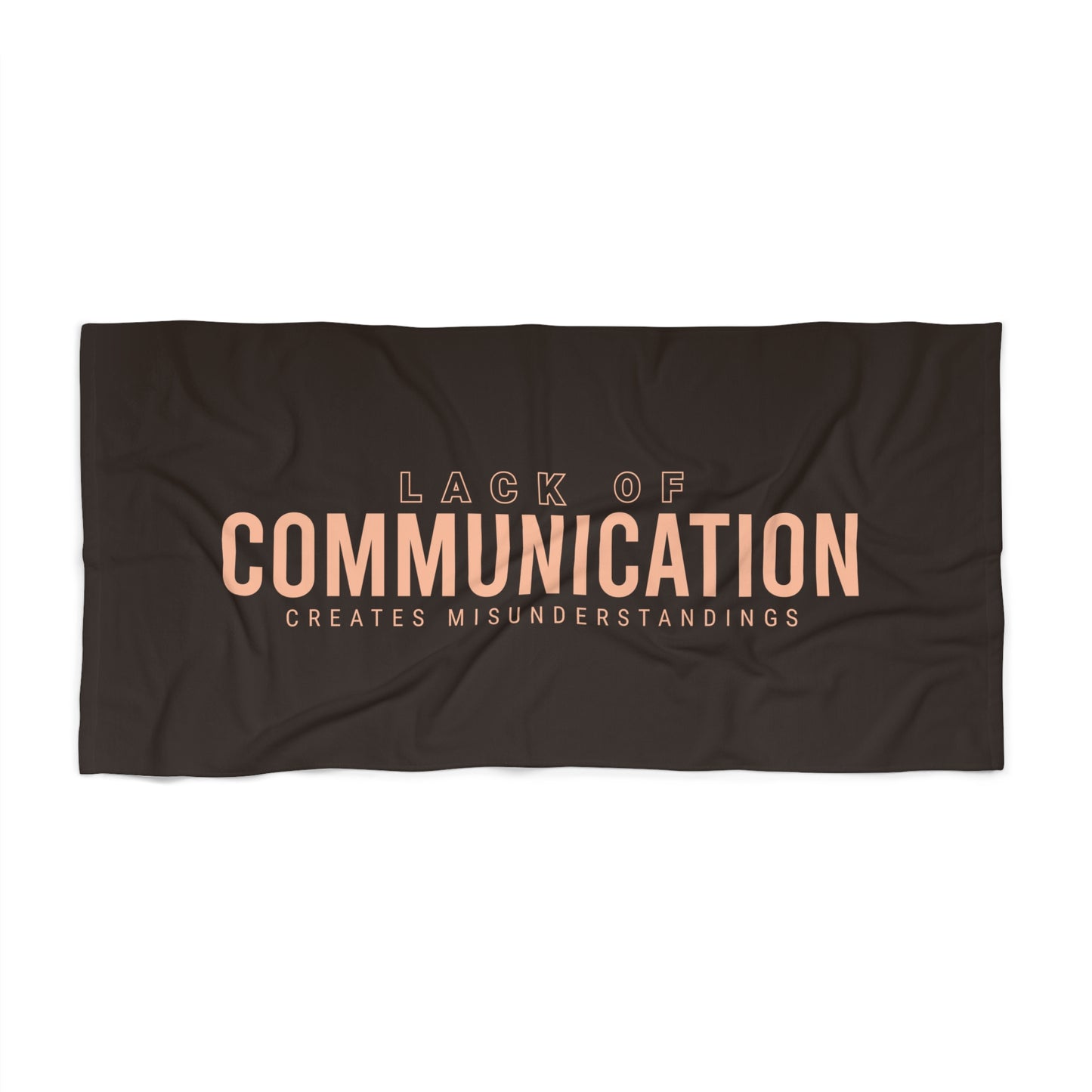 Brown Beach Towel 39