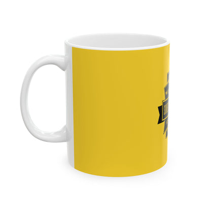 Yellow Ceramic Mug 12, (11oz, 15oz)