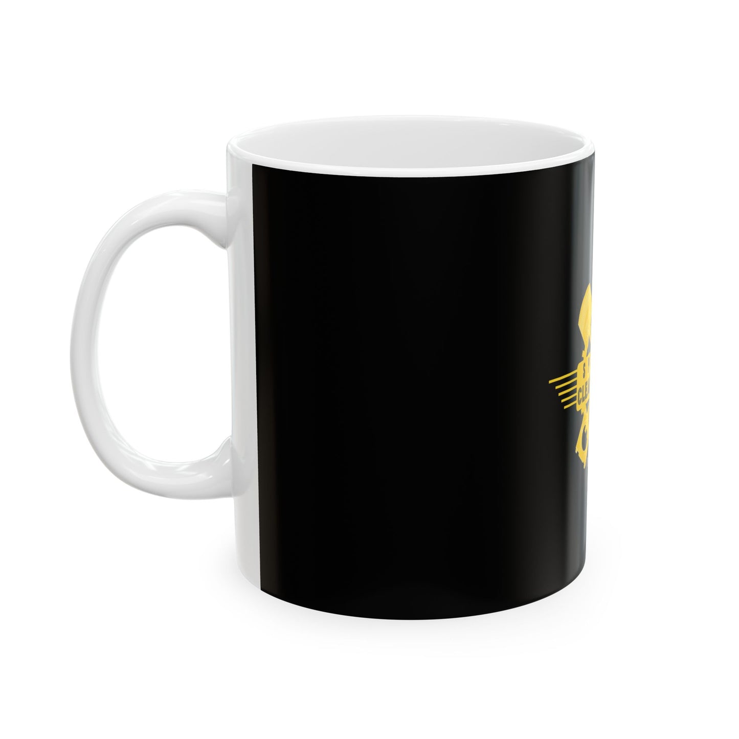 Black Ceramic Mug 15, (11oz, 15oz)