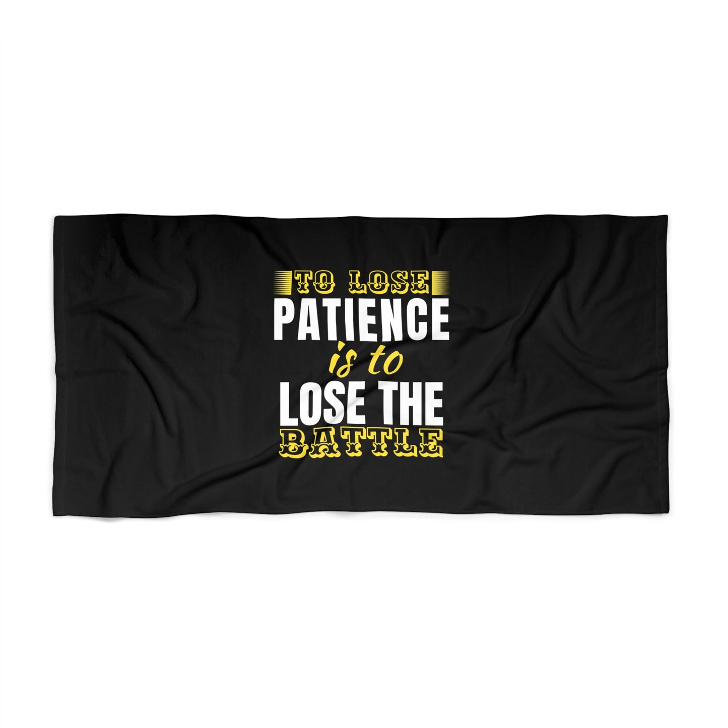 Black Beach Towel 43