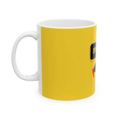 Yellow Ceramic Mug 66, (11oz, 15oz)