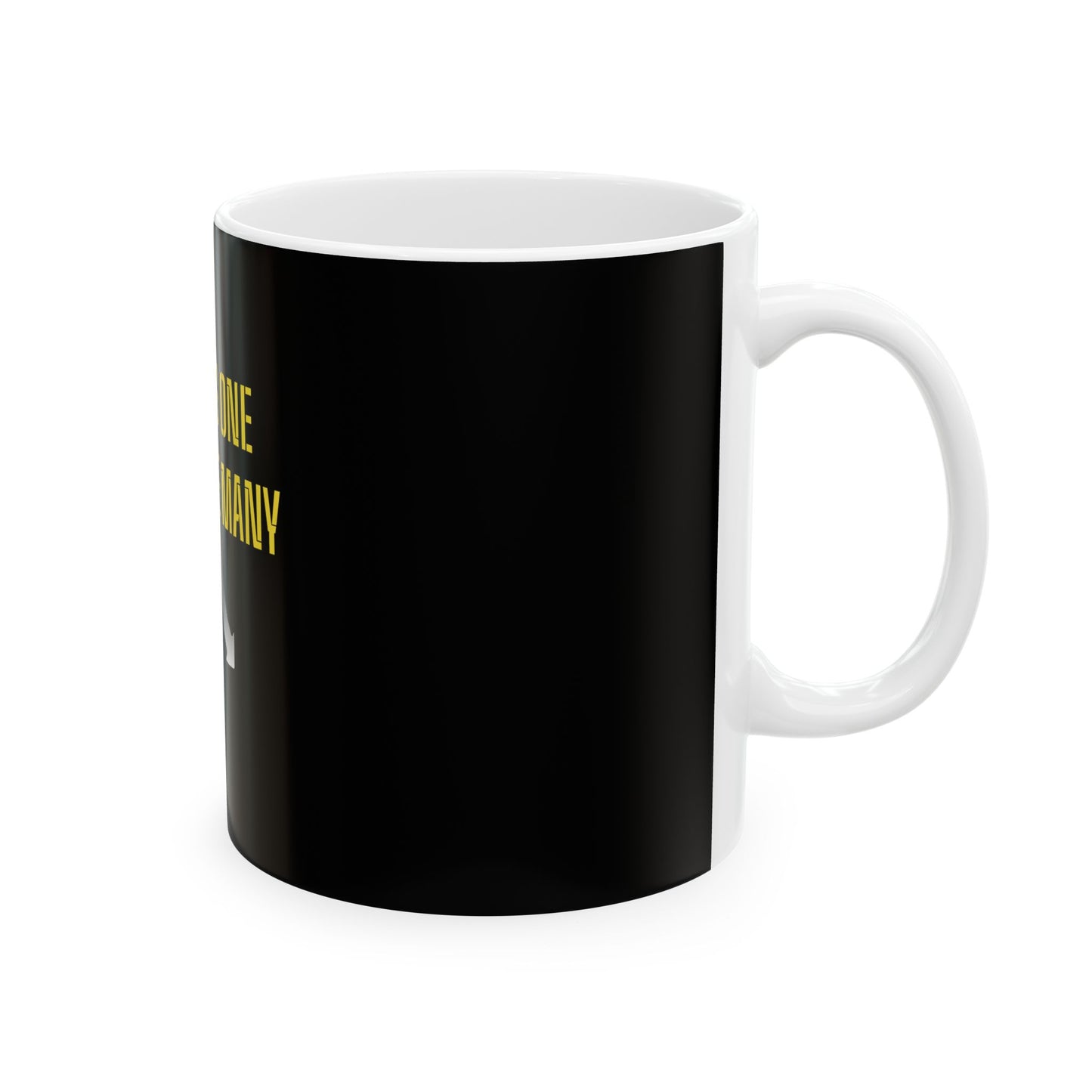 Black Ceramic Mug 58, (11oz, 15oz)