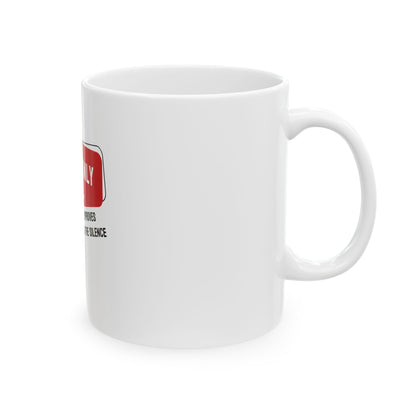 White Ceramic Mug 66, (11oz, 15oz)