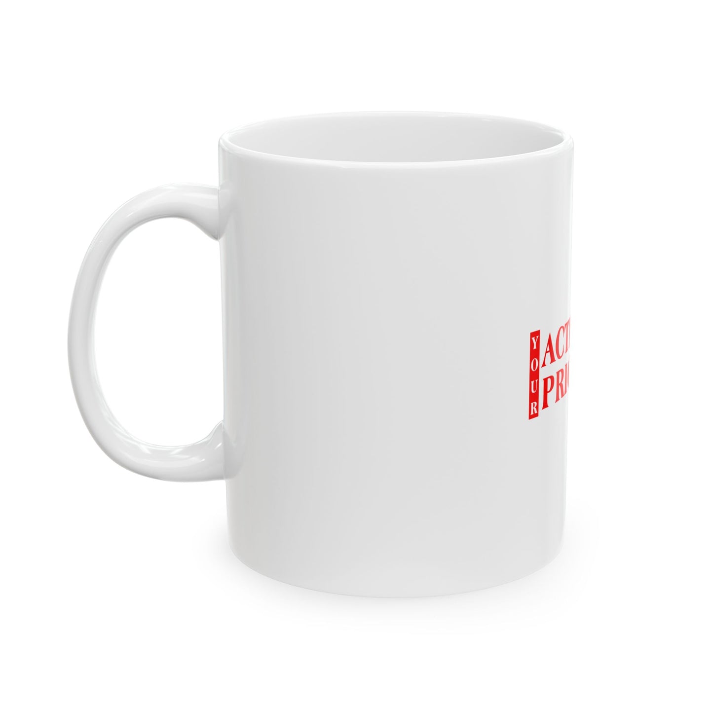 White Ceramic Mug 56, (11oz, 15oz)