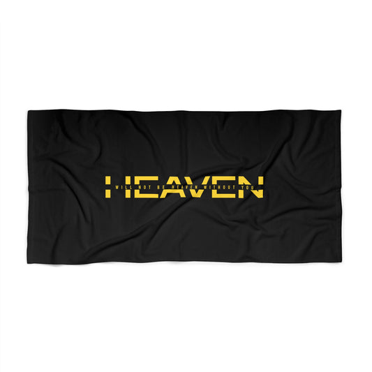 Black Beach Towel 24