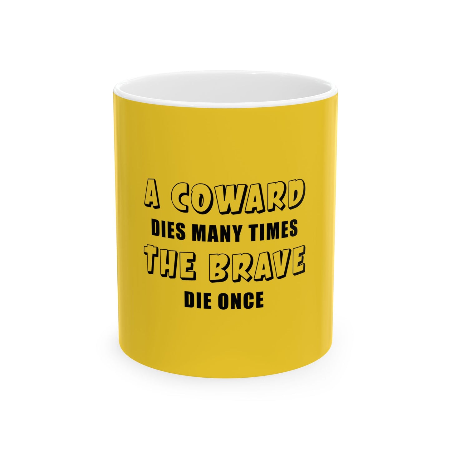 Yellow Ceramic Mug 27, (11oz, 15oz)