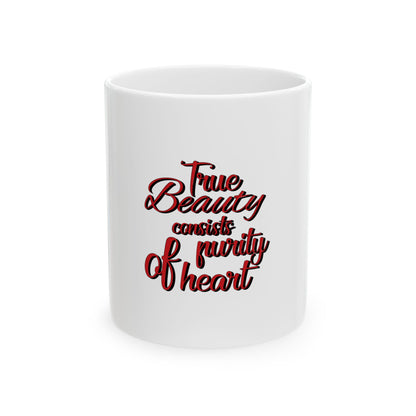 White Ceramic Mug 60, (11oz, 15oz)