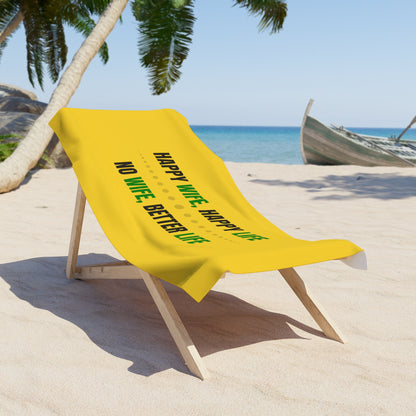 Yellow Beach Towel 2