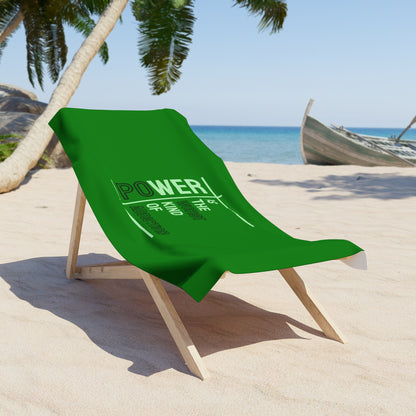 Green Beach Towel 26