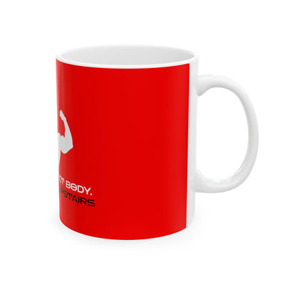 Red Ceramic Mug 4, (11oz, 15oz)