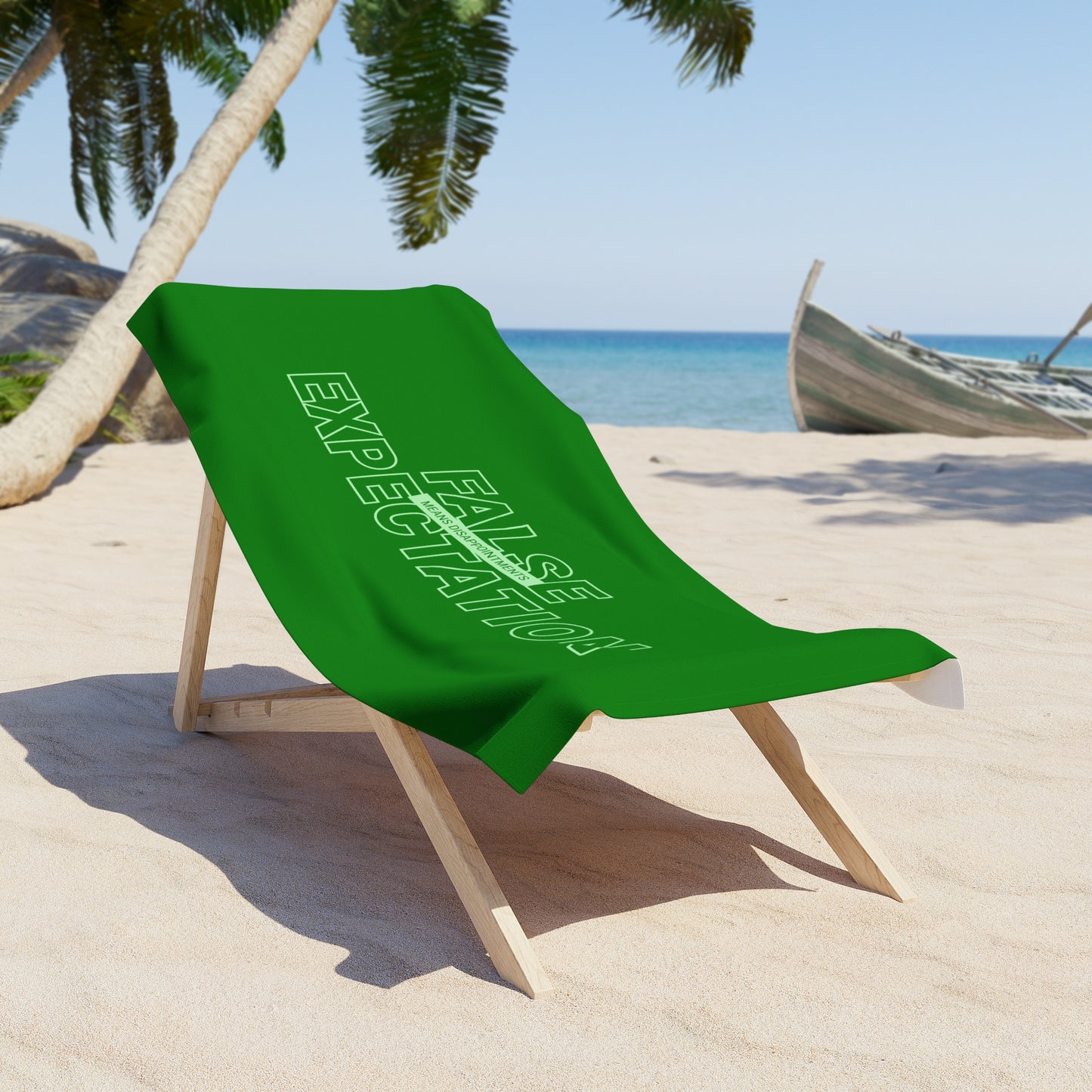 Green Beach Towel 40