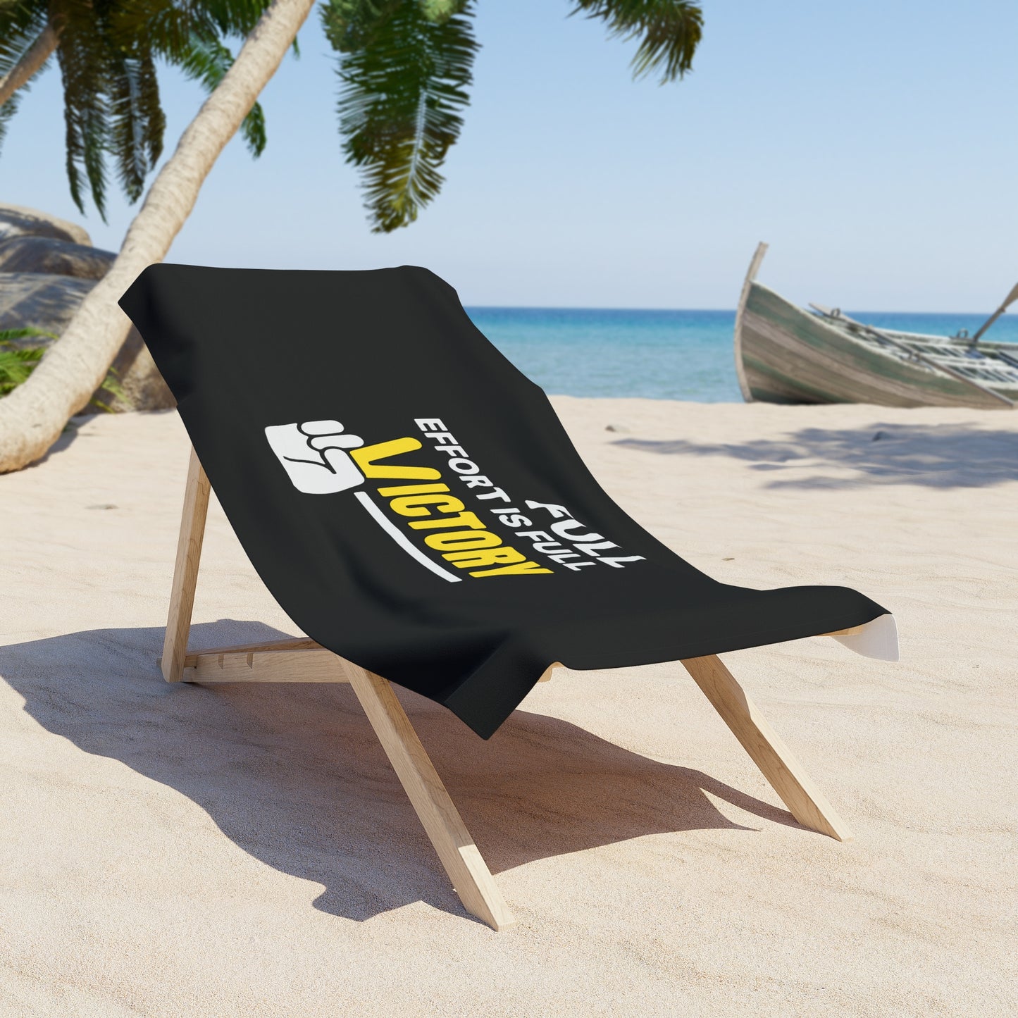 Black Beach Towel 42