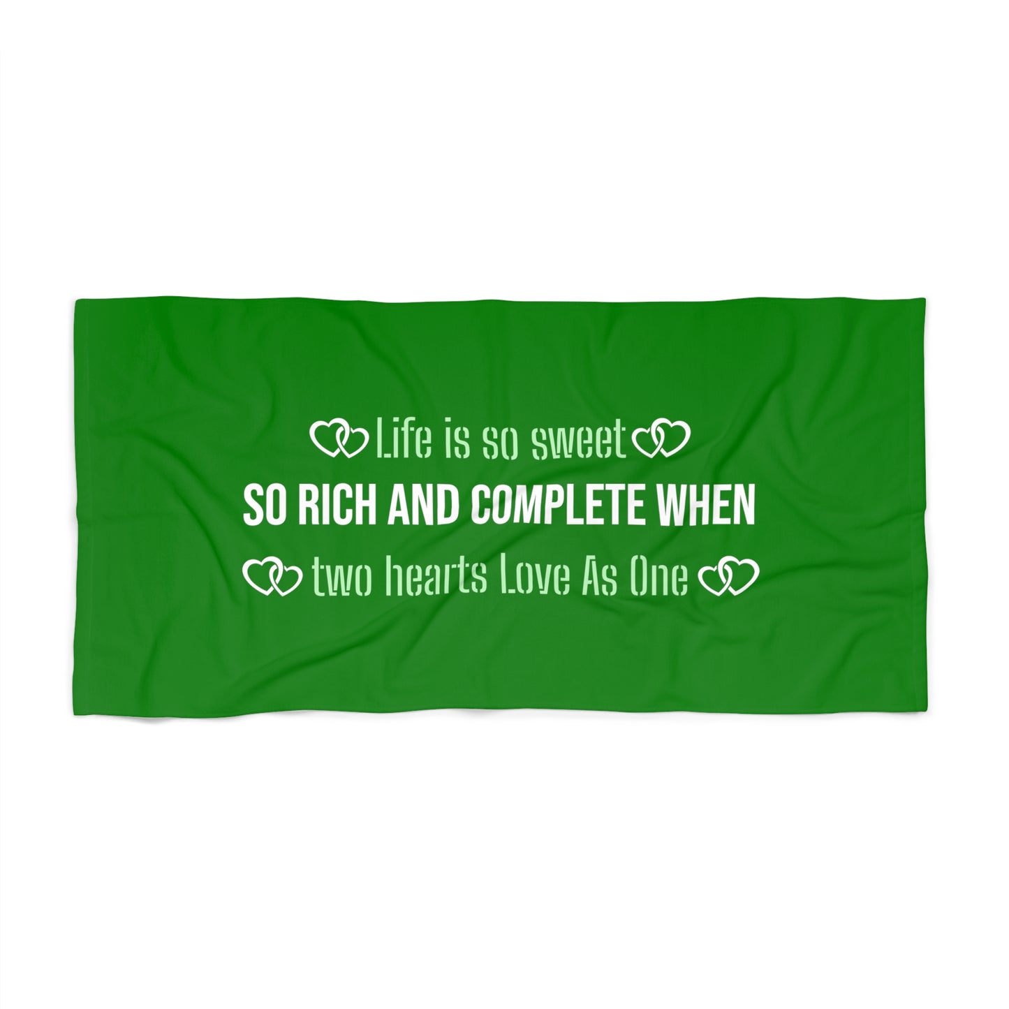 Green Beach Towel 3